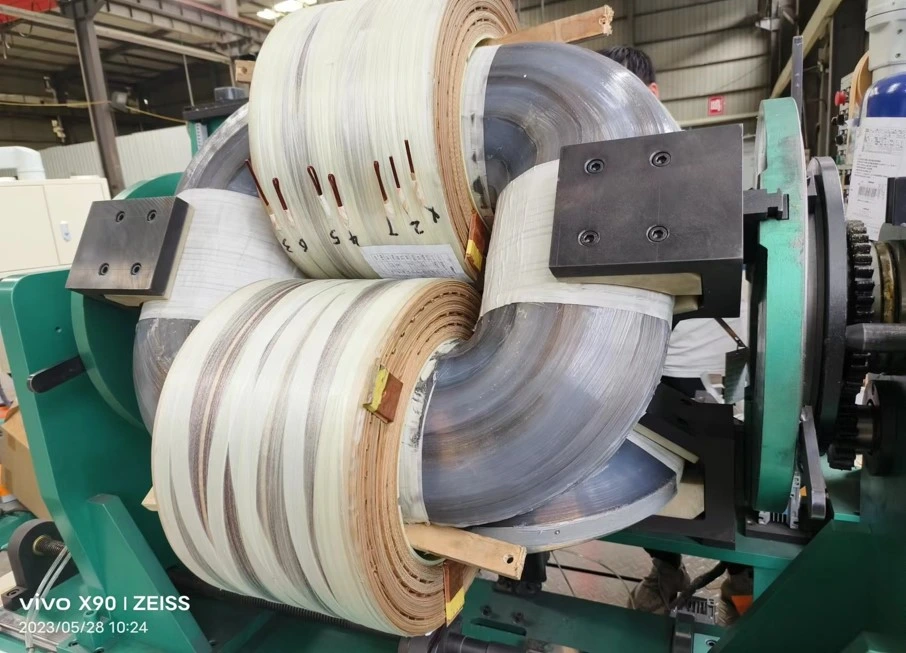 Economical Triangular Three-Dimensional Coiling Core High and Low Pressure Integrated Winding Machine