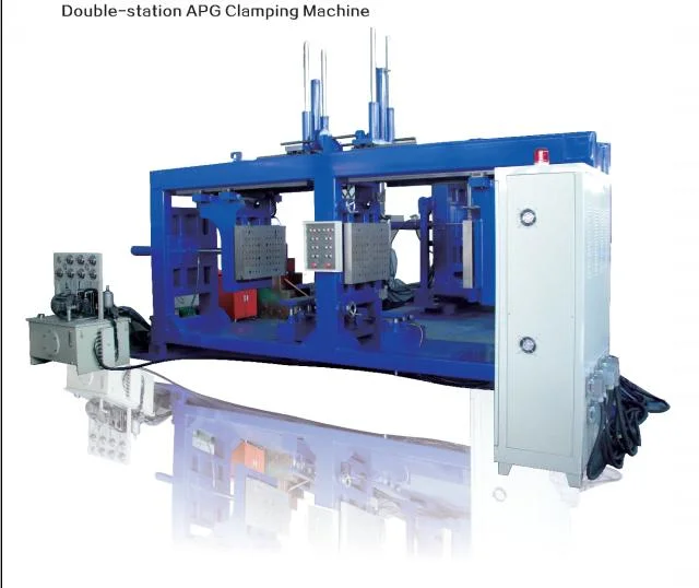 Máquina APG com misturador para processamento com moldes de serviço único 0
