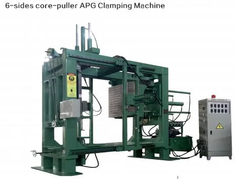 Máquina APG com misturador para processamento com moldes de serviço único 1