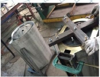 Máquina de fundição de transformadores de tipo seco com moldes para isolamento elétrico