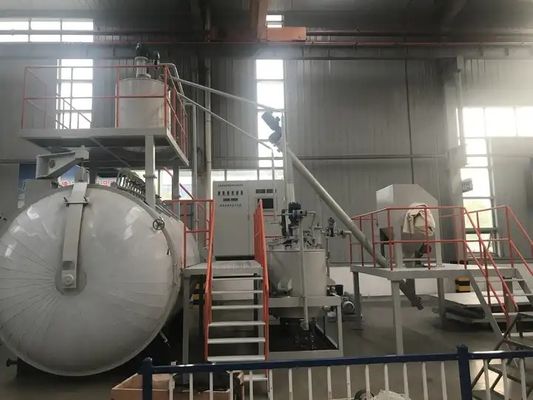 Equipamento de secagem e lubrificação a vácuo com processo de fundição para transformadores