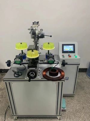 Máquina de enrolar primário de tensão de transformador com ecrã táctil para produção de transformadores